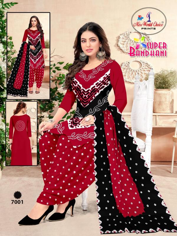 Miss World Super Bandhani Vol-07 – Dress Material